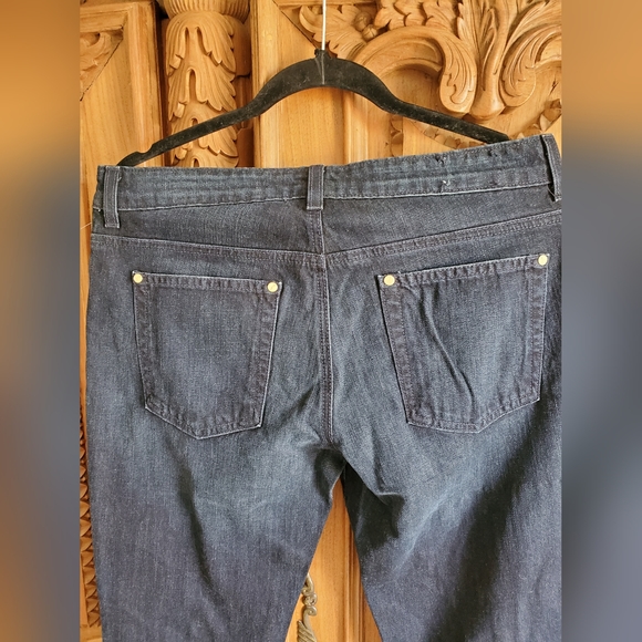 Kors Dark Navy Straight Jeans Size 10 Made In USA - Picture 4 of 8